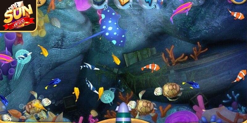 Toàn cảnh không gian chơi Bắn Cá Pháo Thủ Sunwin