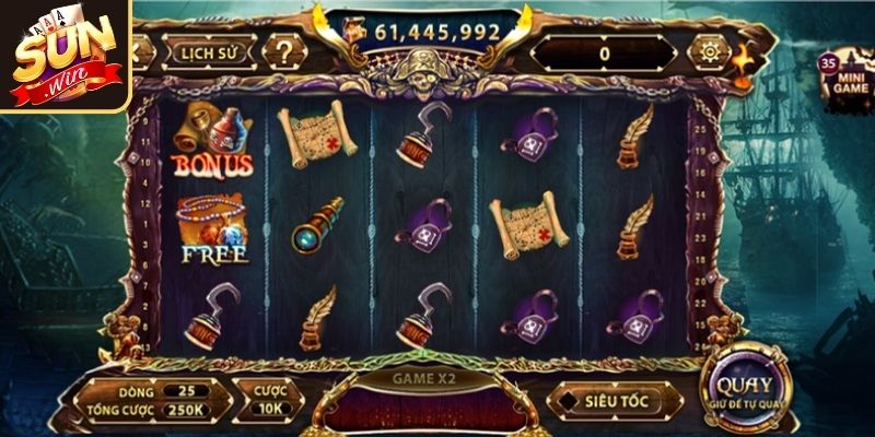 Luật vận hành trục thưởng Pirate King Sunwin theo chuẩn đường trả hợp lệ