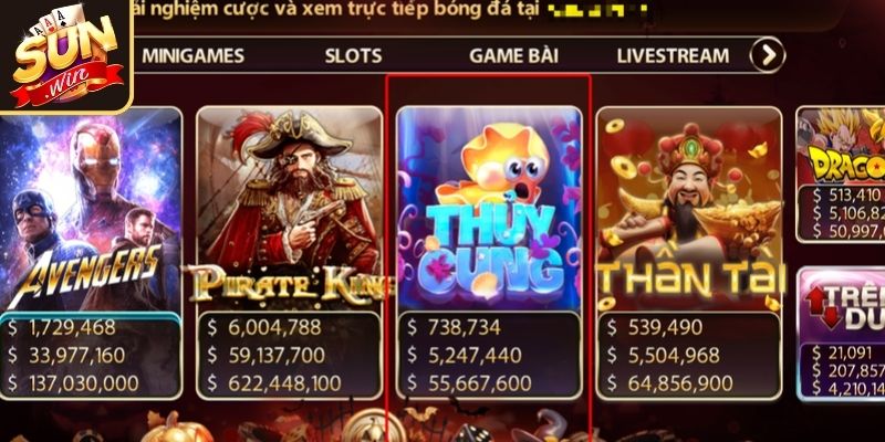 Thuỷ Cung Sunwin – Khám Phá Thế Giới Nổ Hũ Hấp Dẫn 1 Khám phá thế giới đại dương sống động, cơ chế nổ hũ thú vị